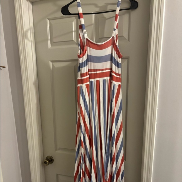 Torrid Striped Tiered Maxi Dress - Picture 6 of 10